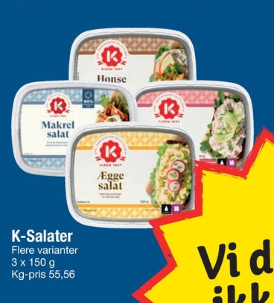 K-salat, Æggesalat