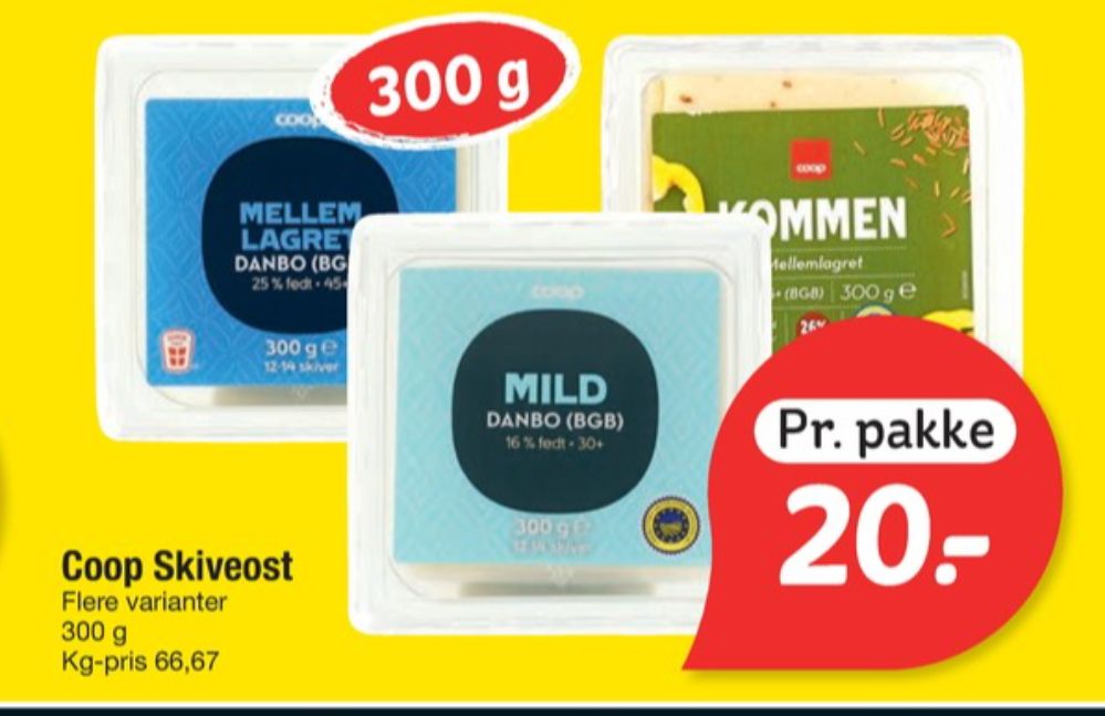 Coop, Skiveost Danbo Mild