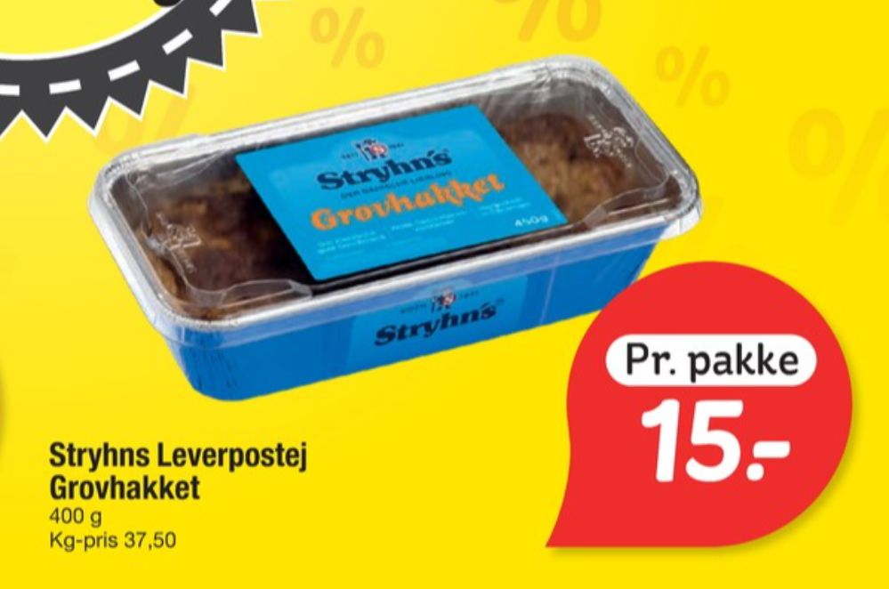 Stryhns Grovhakket, Leverpostej