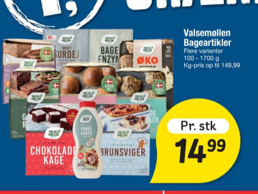 Valsemøllen, Pandekagemix