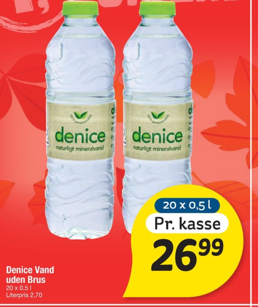Denice, Kildevand 20 pk.