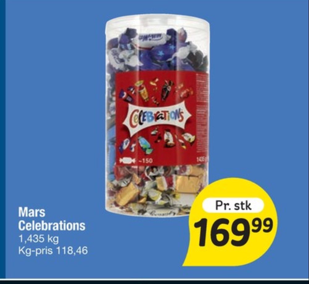 Celebrations, Dessertchokolade