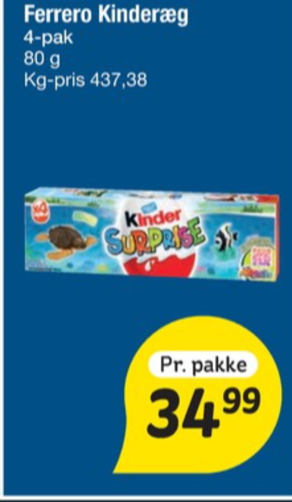Kinder Surprise, Chokoladeæg