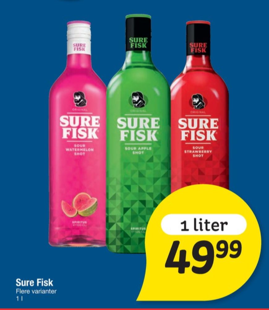 Sure Fisk Sour Apple, Shots