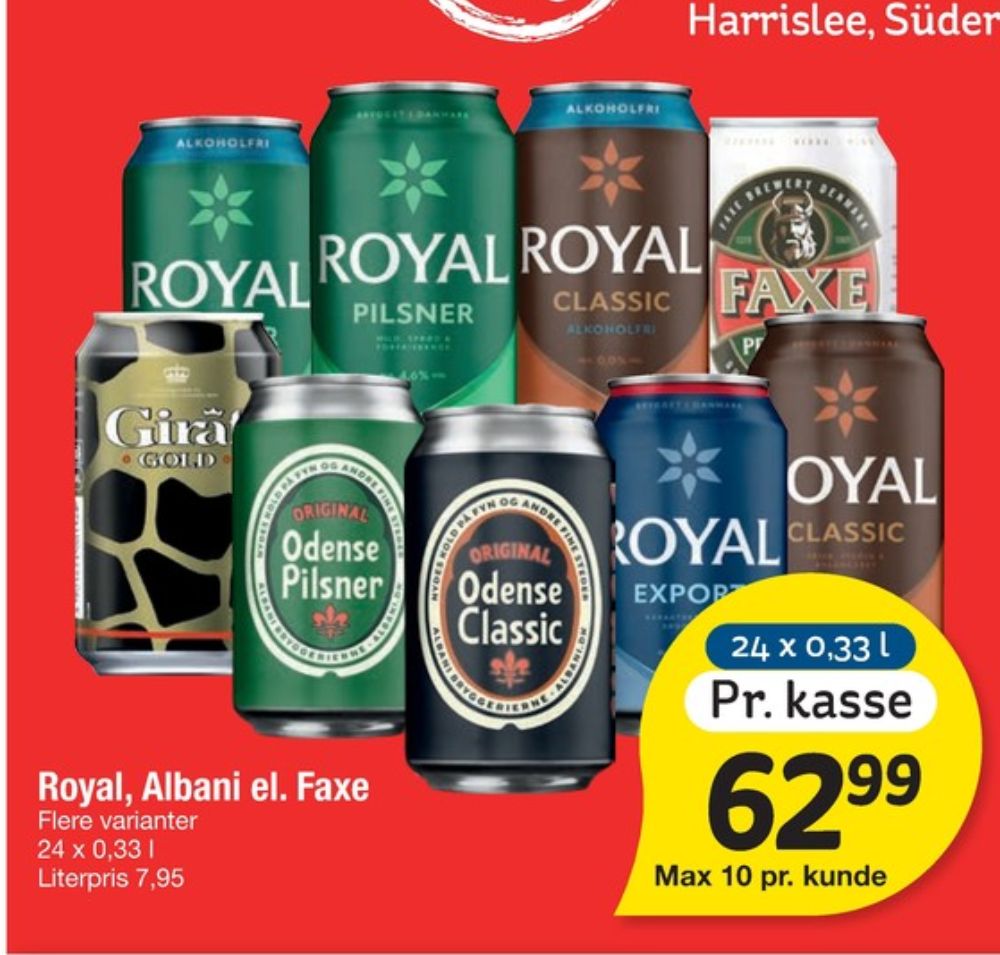 Royal Classic, Øl 24 pk.