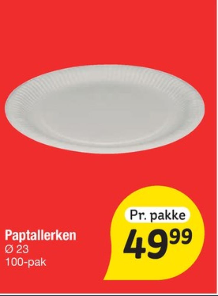 Engangstallerkner
