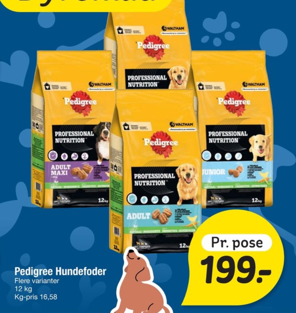Pedigree, Hundefoder