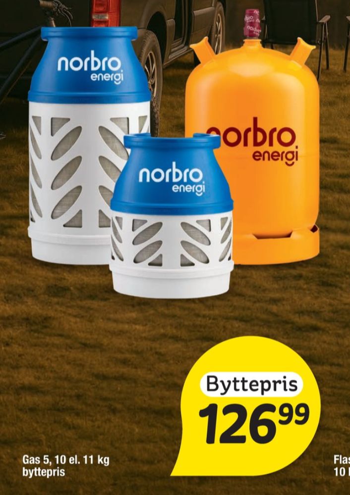 Norbro, Gasflaske
