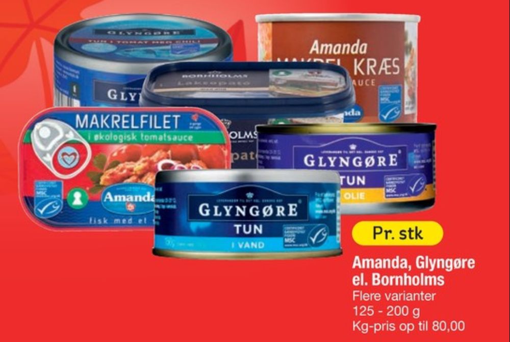 Amanda Seafood, Makrelfilet i Økologisk Tomatsauce