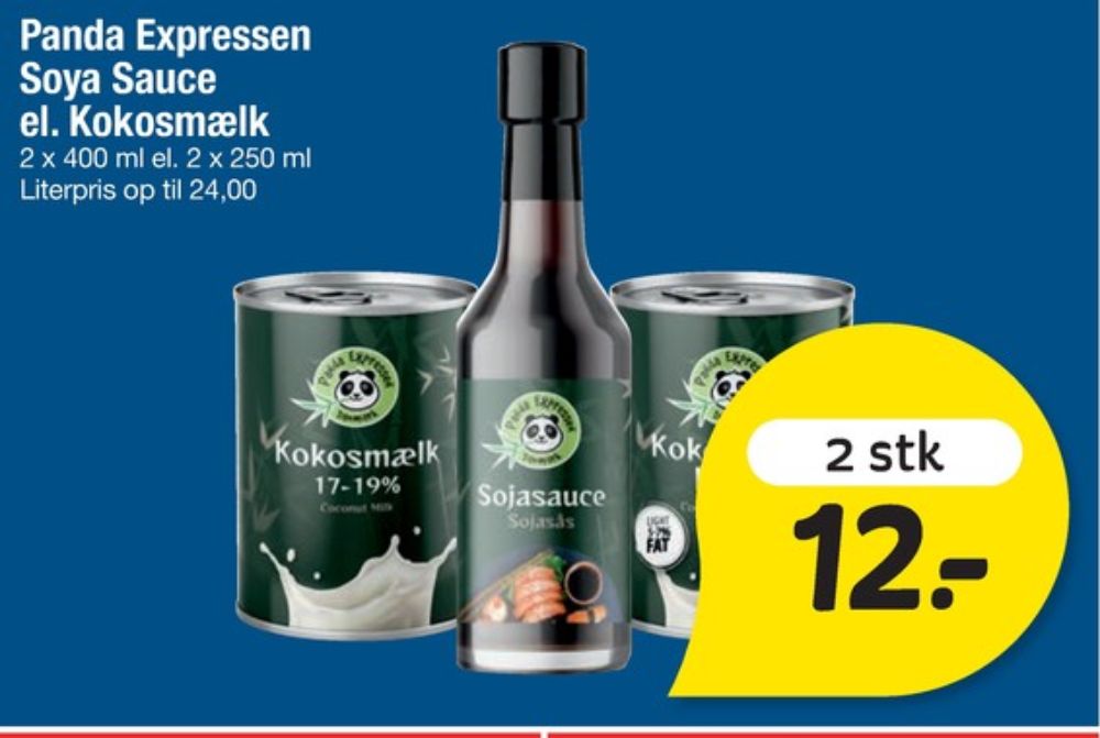 Panda Expressen , Kokosmælk