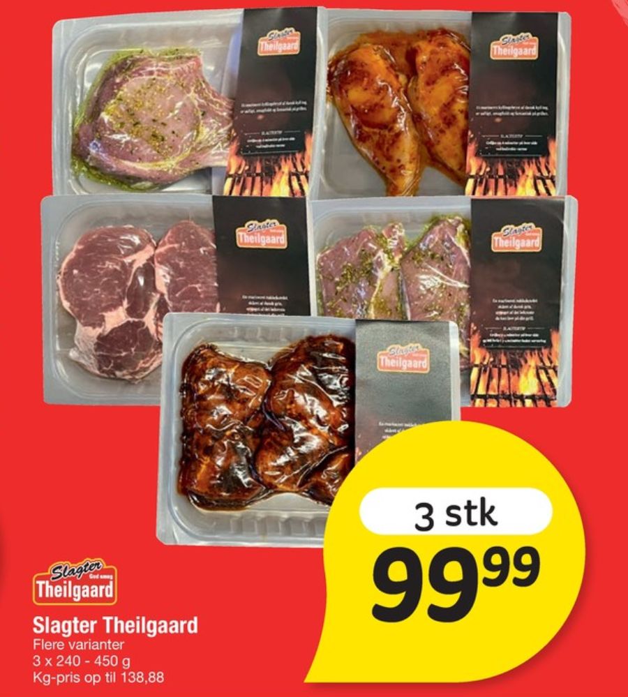 Theilgaard, Nakkekoteletter