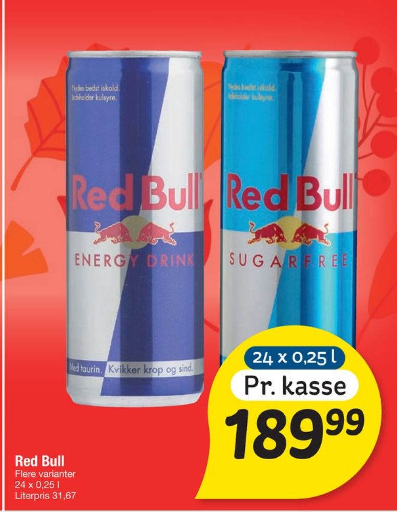 Red Bull Energy, Energidrik 24 pk.