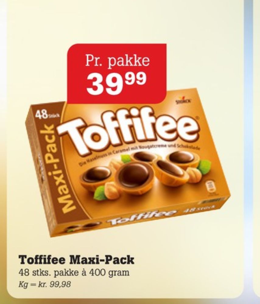 Toffifee, Dessertchokolade
