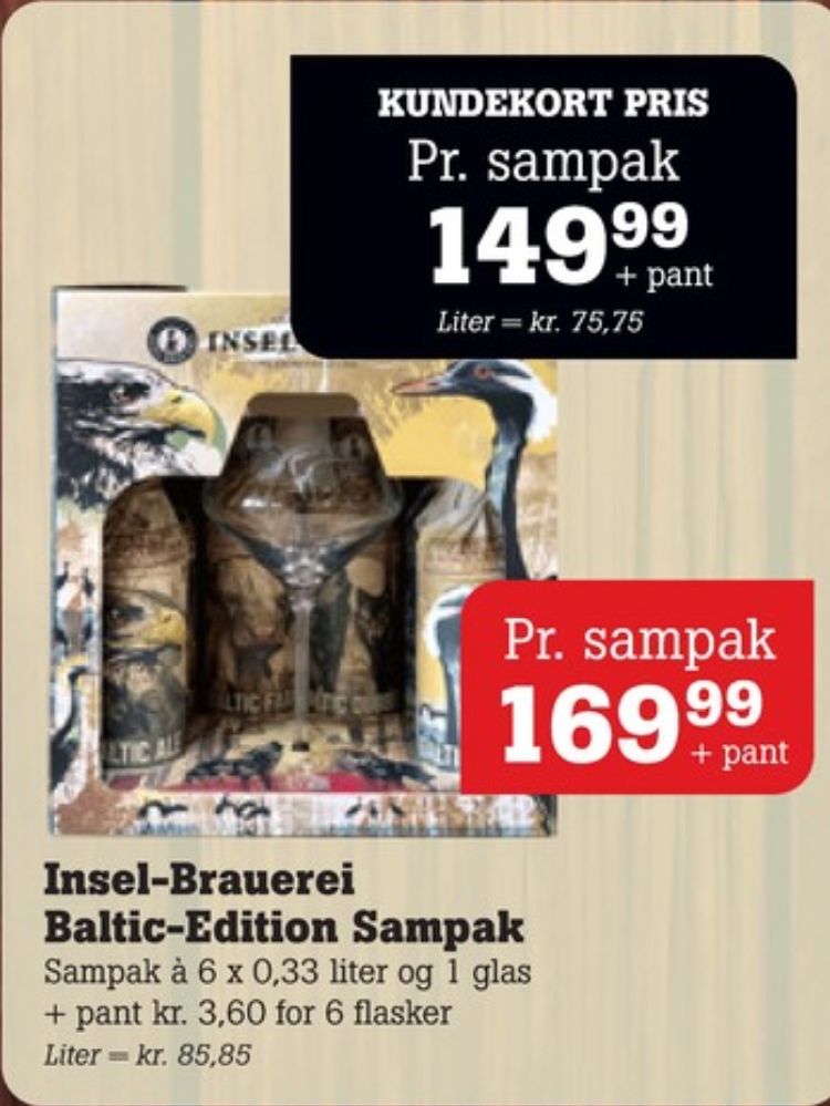 Insel Brau Baltic, Specialøl