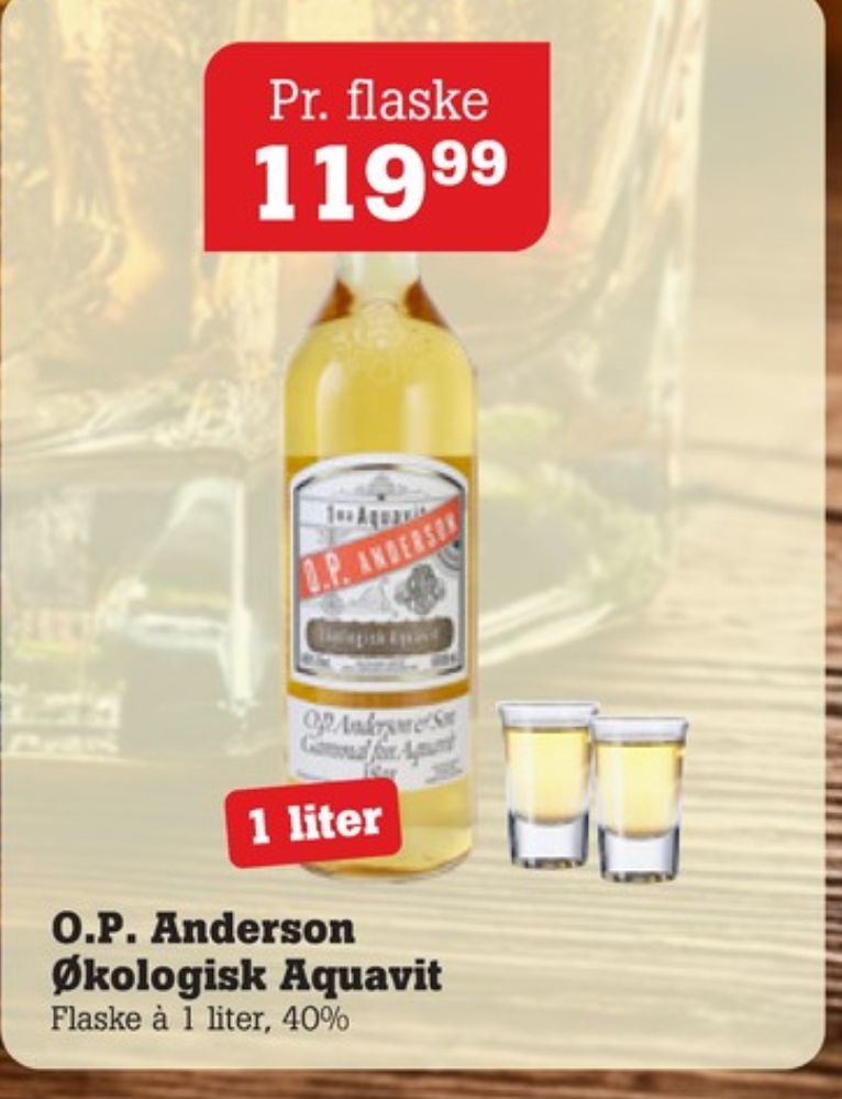 OP Anderson Original, Akvavit