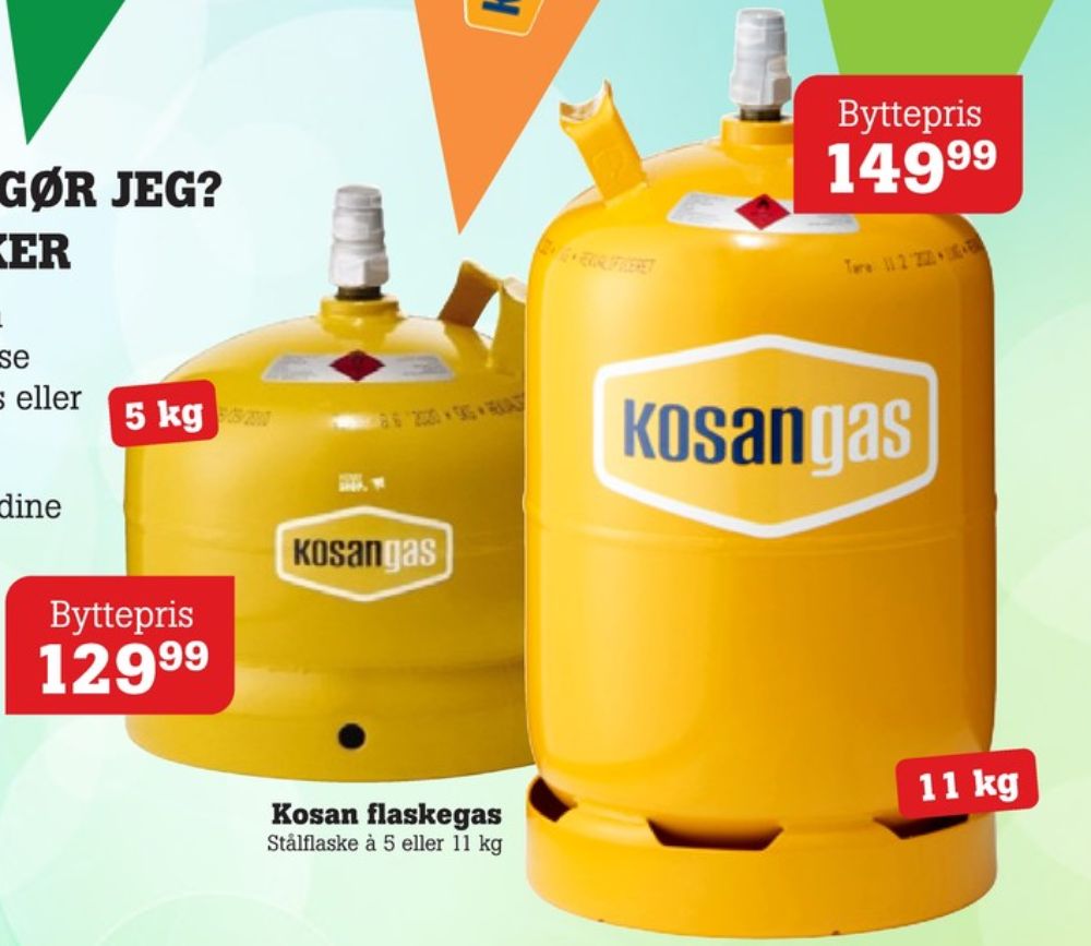 Kosan, Gasflaske