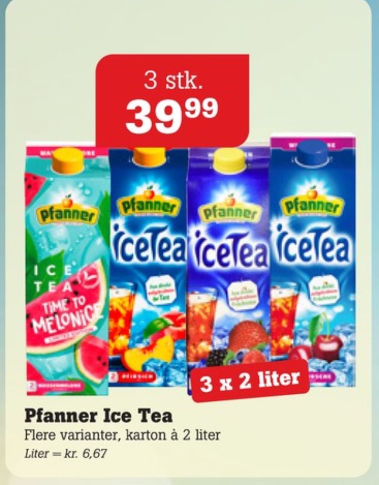 Pfanner, Ice Tea Pfirsich