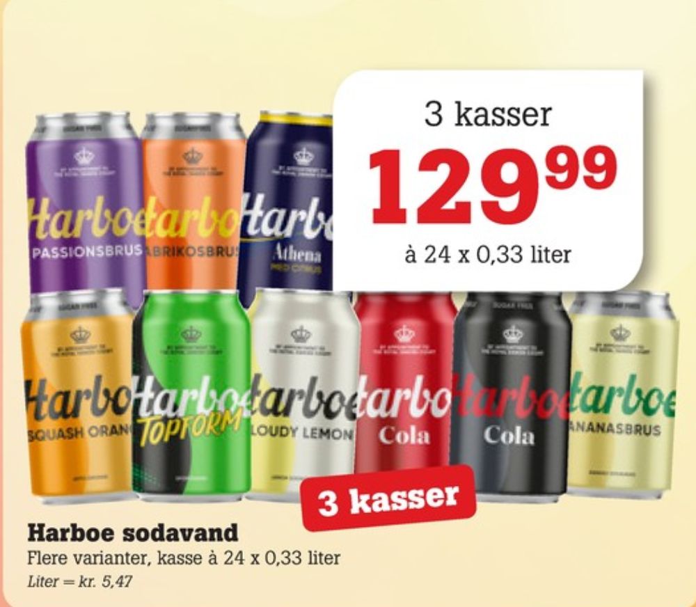 Harboe Abrikosbrus, Abrikossodavand 24 pk.