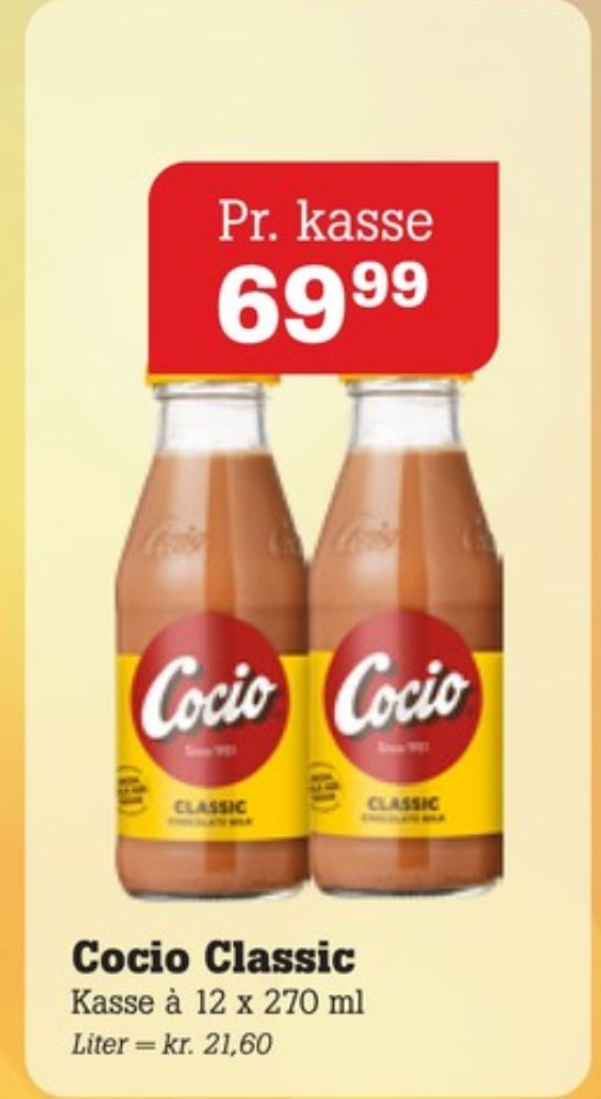 Cocio, Chokolademælk Classic 12 pk.