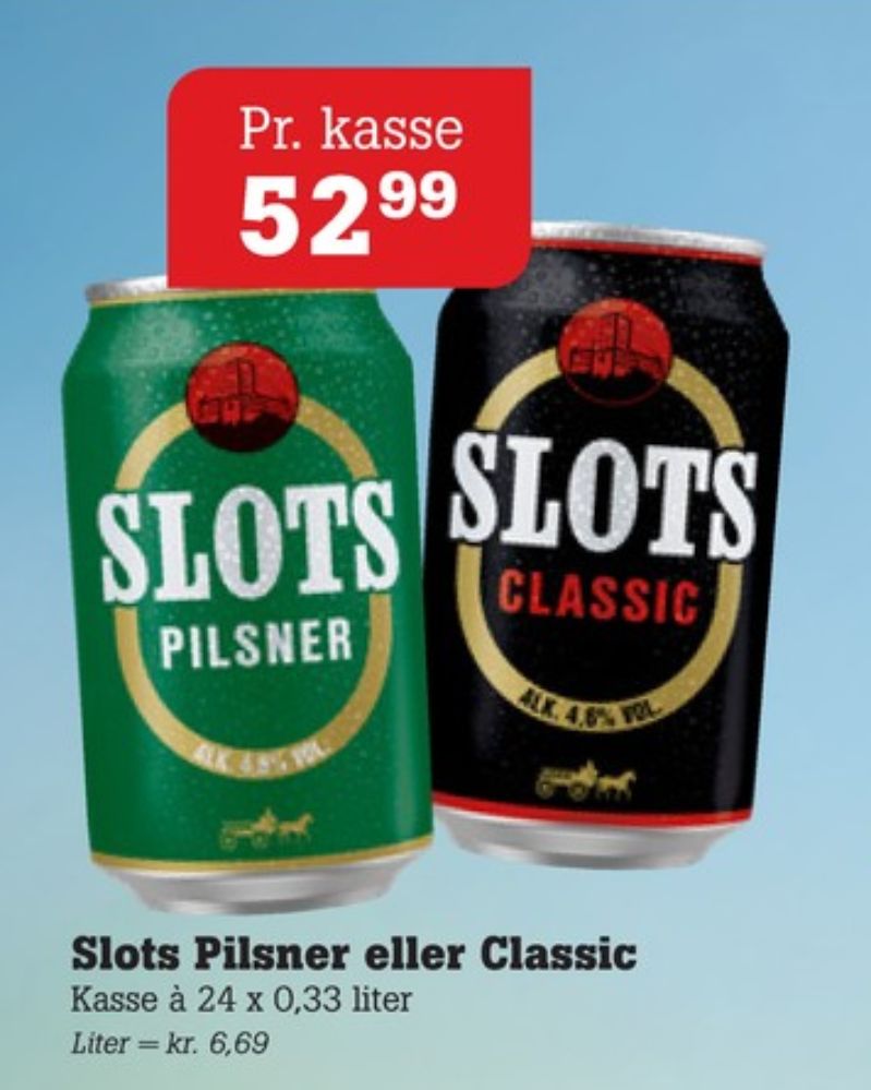 Slots Classic, Øl 24 pk.