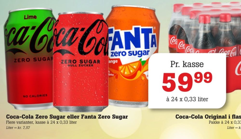 Coca Cola Zero, Cola 24 pk.