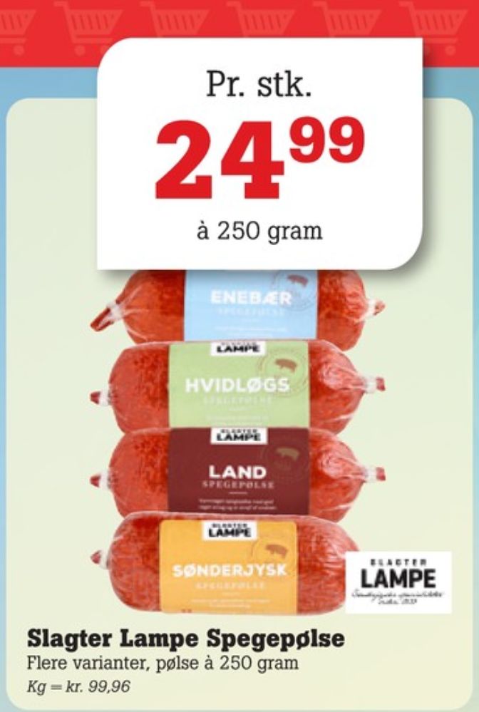 Slagter Lampe, Sønderjysk Spegepølse