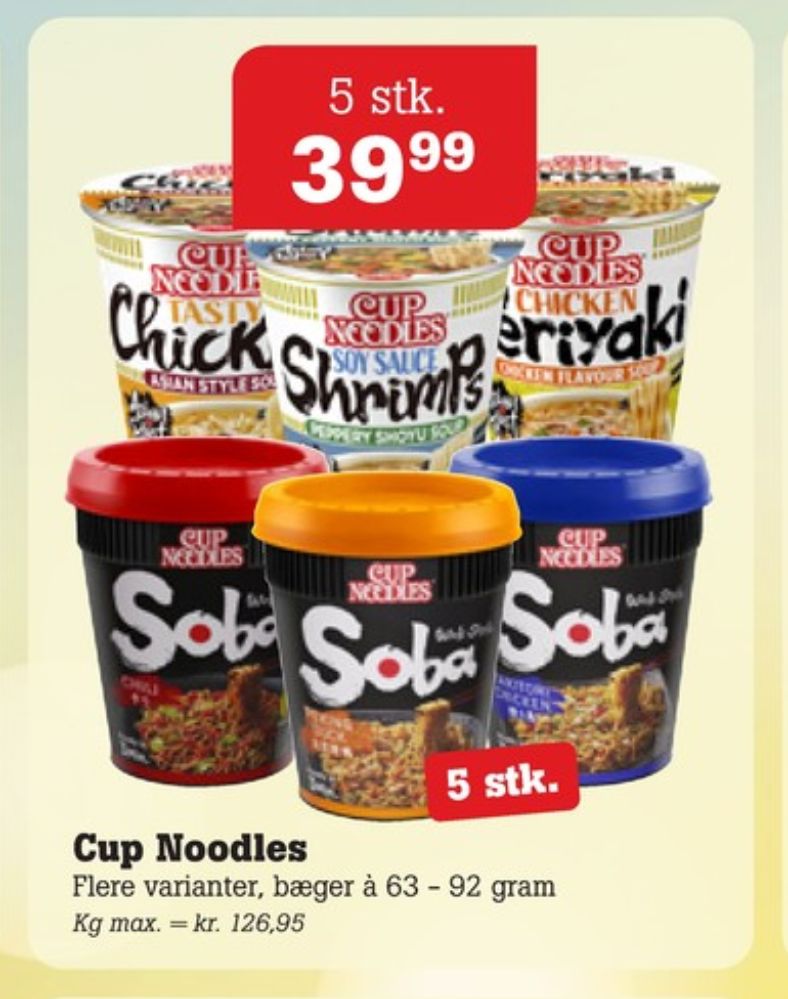 Cup Noodles, Soba Chili Noodles
