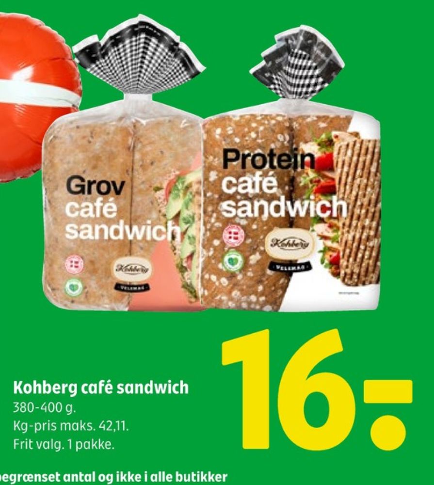 Kohberg, Cafe Sandwich Protein