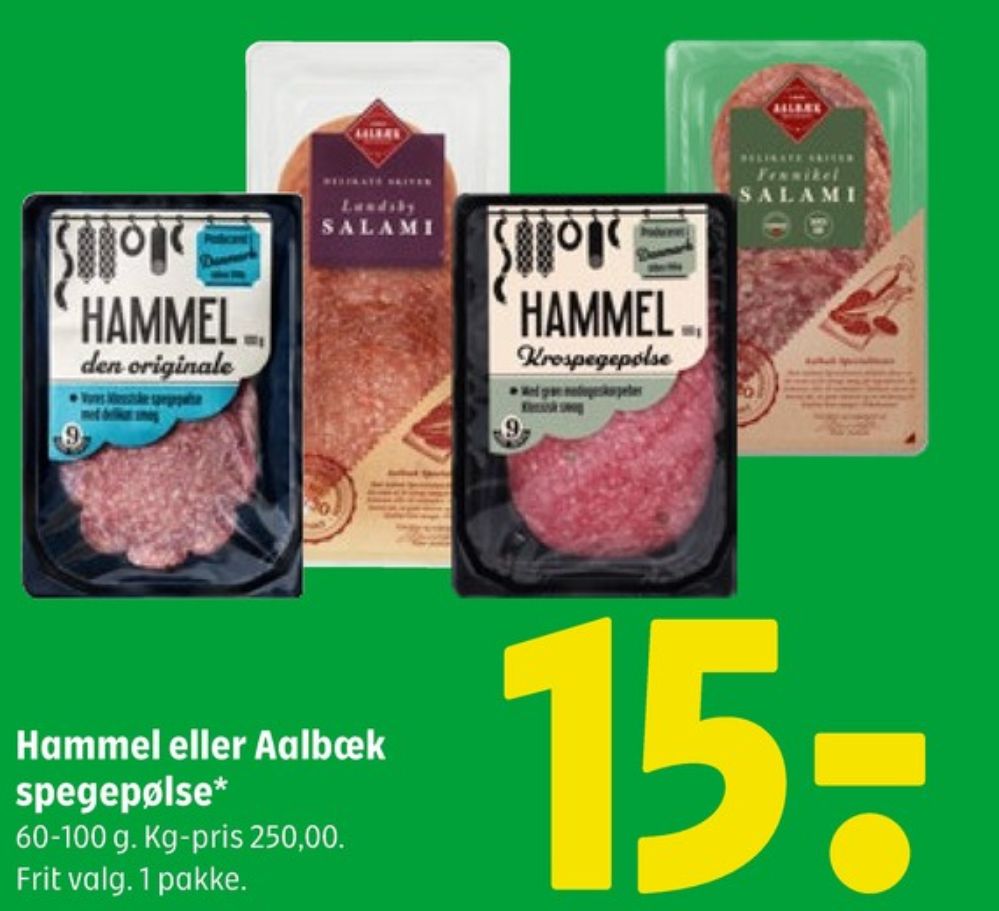Delika Hammel, Spegepølse