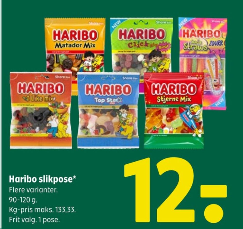 Haribo Click Mix Sour, Slikposer