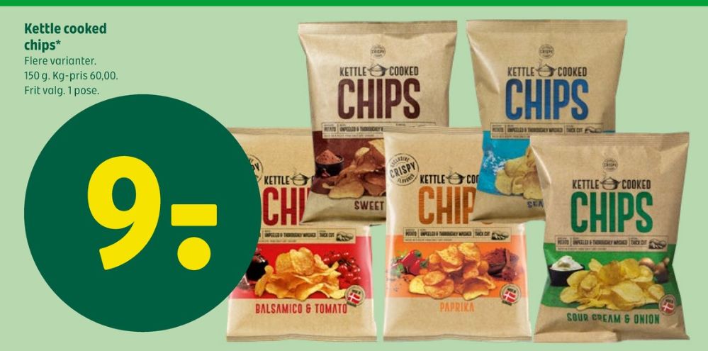 Kettle Cooked Chips, Sea Salt & Black Pepper Chips