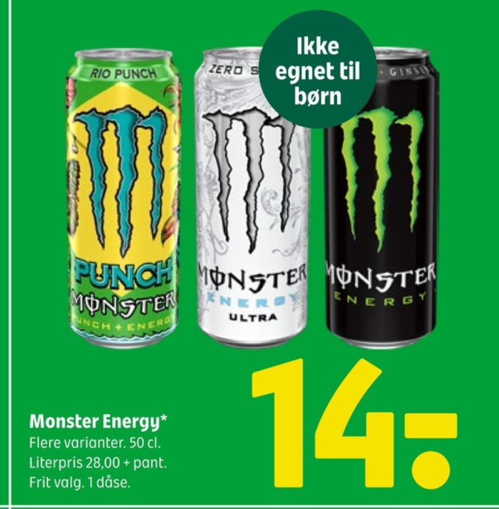Monster Ultra Energy, Energidrik