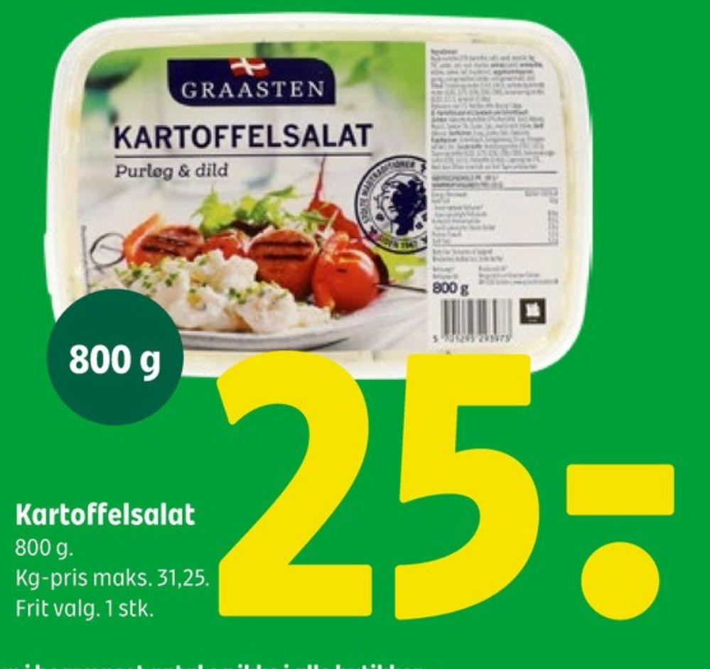 Graasten, Kartoffelsalat med Purløg og Dild