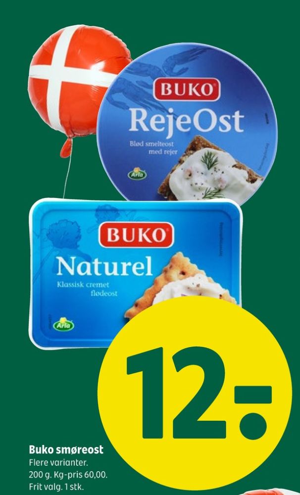Buko Smelte, Smøreost Rejeost