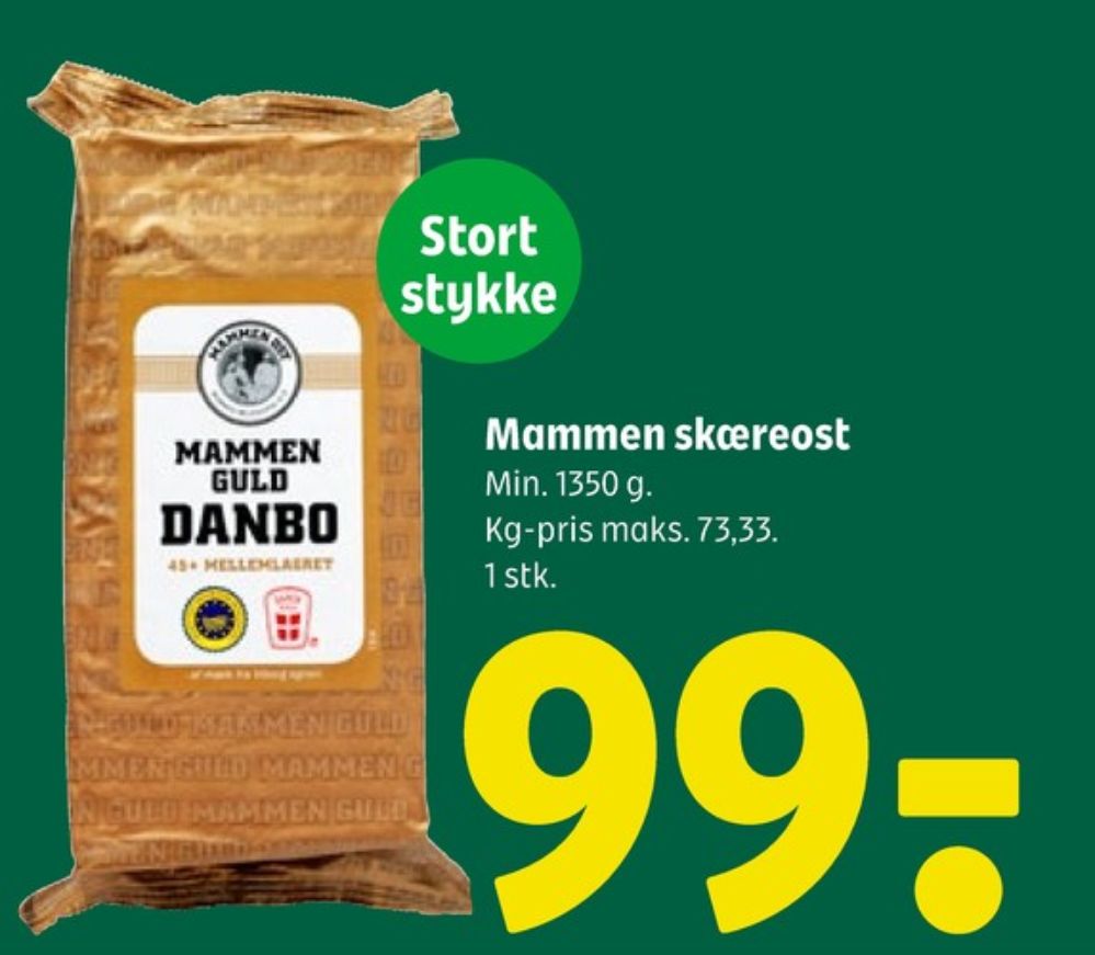 Mammen, Skæreost Guld Danbo