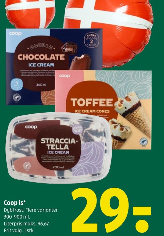 Coop 365, Stracciatella Flødeis