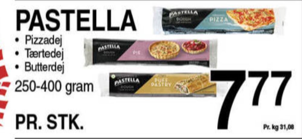 Pastella, Pizzadej