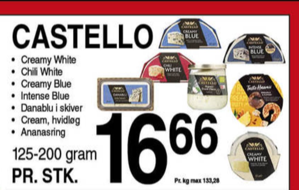 Castello Creamy White, Skimmelost