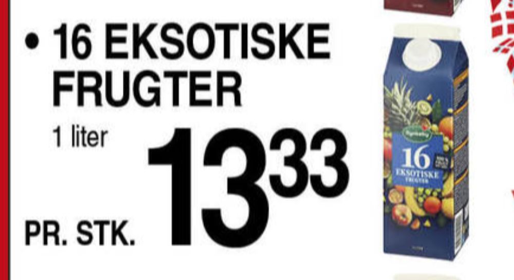 Rynkeby 16 serie, Multifrugtjuice