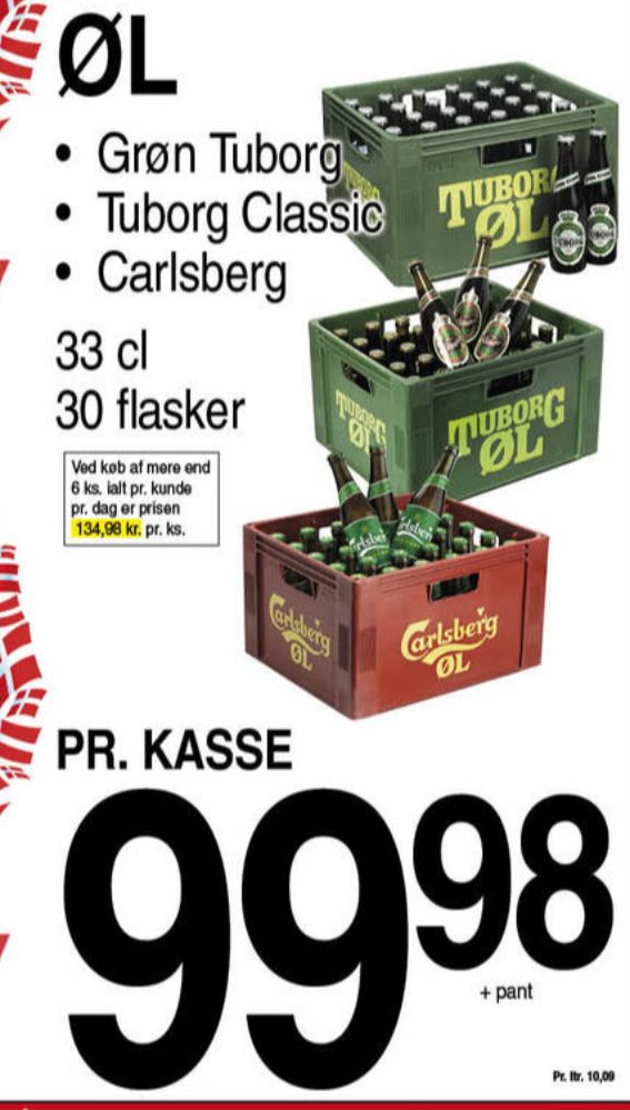 Tuborg Grøn, Øl