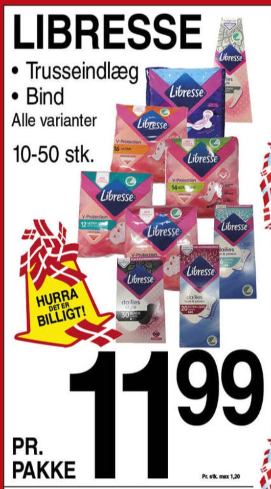 Libresse, Trusseindlæg