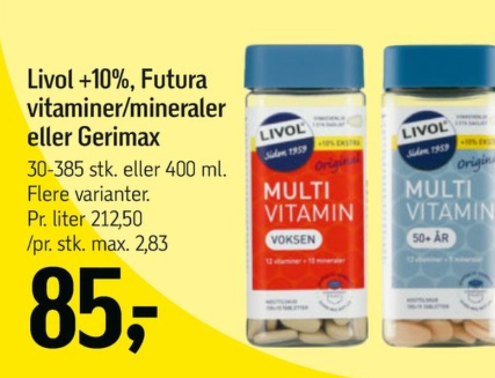 Futura, Mineraler