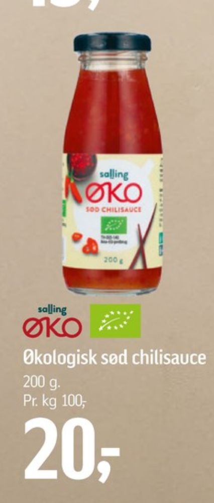 Salling ØKO, Chilisauce Sød