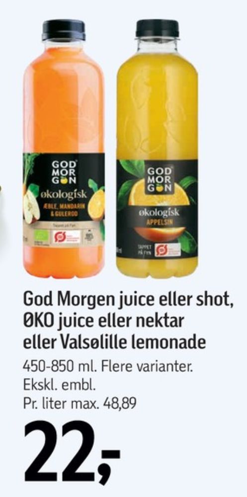 GodMorgen, Appelsin Nektar Juice