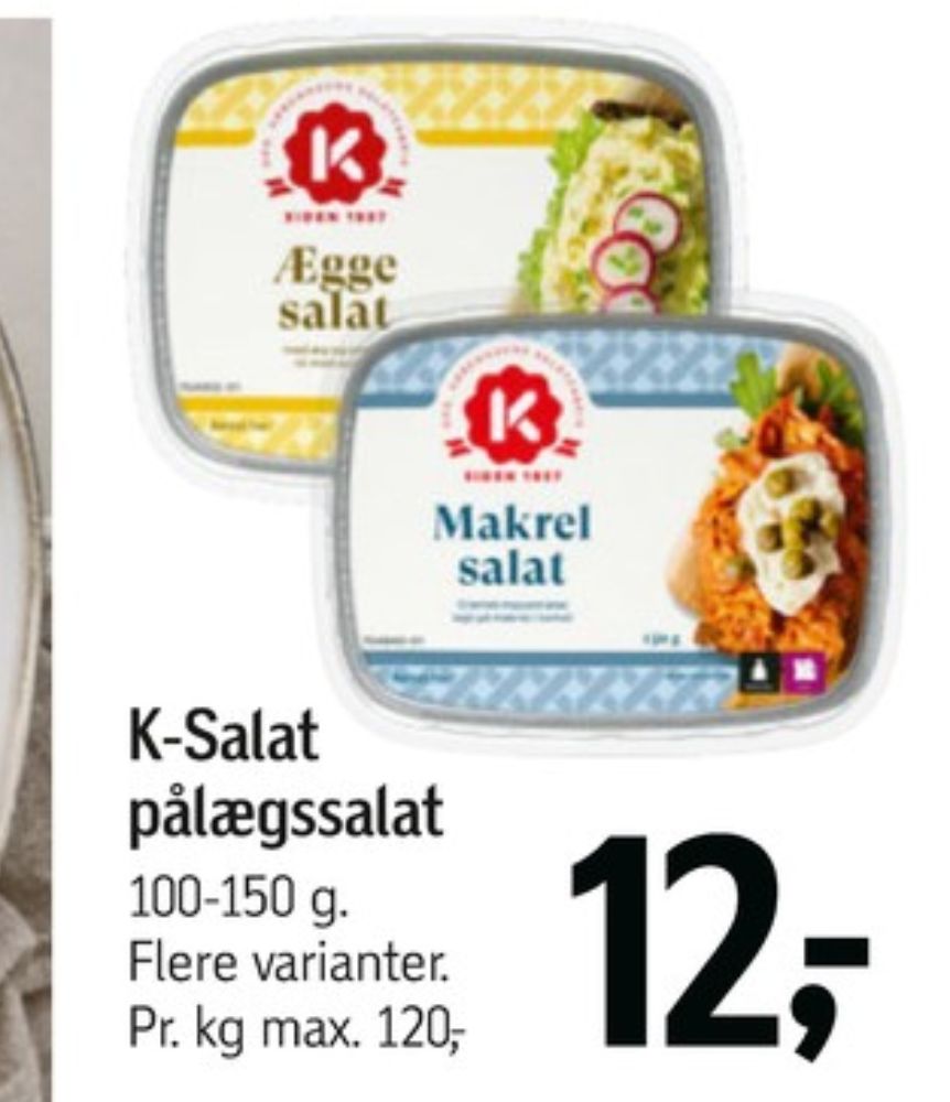 K-salat, Æggesalat