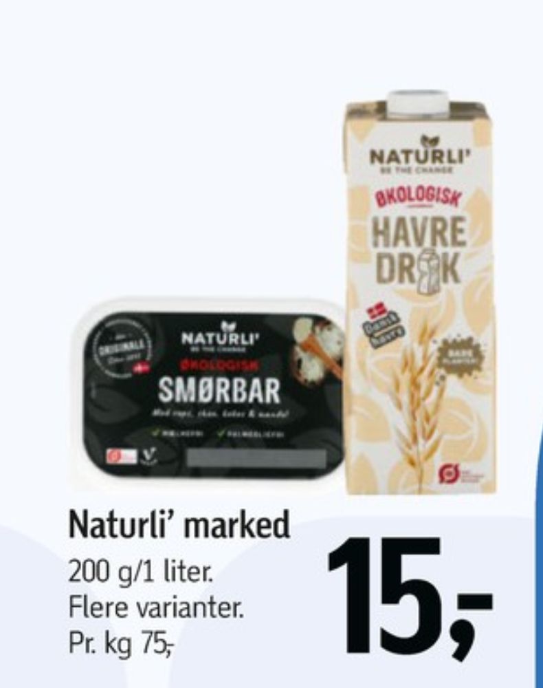 Naturli', Smørbar