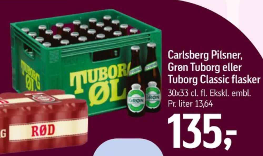 Tuborg Classic, Øl