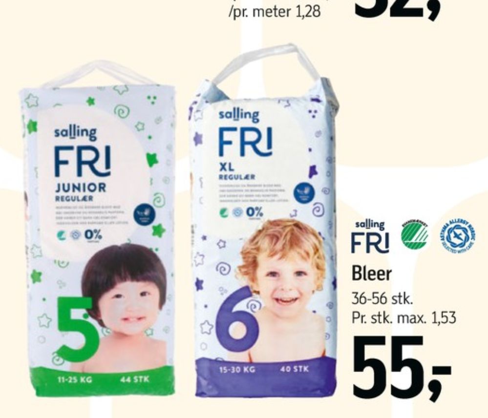 Salling Fri Junior, Bleer str 5 11-25 kg