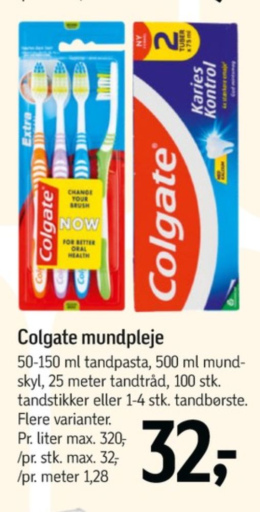 Colgate, Tandstikker