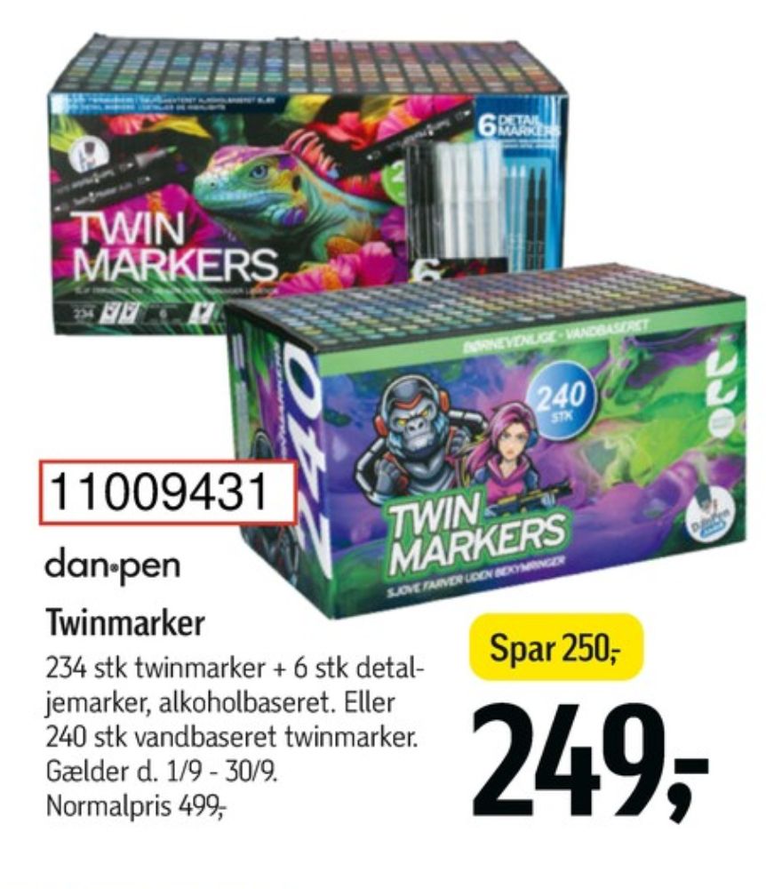 Twin Marker, Tusser